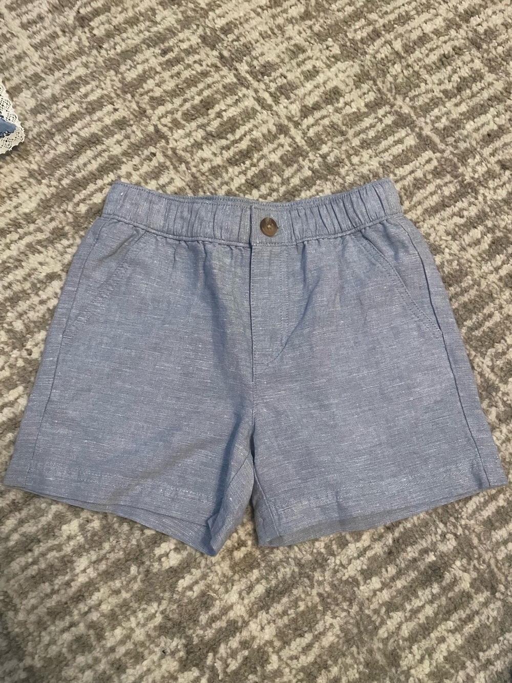New Janie and Jack Light Blue Kids Shorts - Casual Elastic Waist